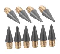 Homoyoyo 25Pcs Inkless Pencil Replacement Nibs Portable Erasable Pencil Tips No-Sharpen Writing Refills for Sketching Calligraphy School and Office Use
