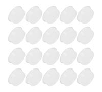 Homoyoyo 25Pcs Silicone Flute Plugs Key Caps for Beginners Durable Flute Stoppers Accessory for Learning and Practice Transparent Design for Easy Use