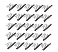 Homoyoyo 25pcs Steel Claw Wig Clips Spring Combs with 5 Teeth for Wig Caps Sturdy Hair Accessories and Securing Hairpieces