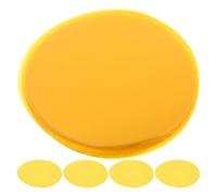 Homoyoyo 25pcs Yellow Ambient Light Gel Film Stickers with Peel and Stick Application, Pet Material Color Correction Diffuser for LED Spotlights, for Parties and Movies