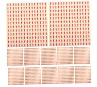 Homoyoyo 2700 Pcs Red Small Arrow Stickers Strong Adhesive Self Adhesive Labels for Marking Unqualified Items and Organizing Tasks Highly Visible Service Due and Windshield Oil Change