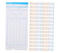 Homoyoyo 285pcs Dual Sided Employee Timecards for Attendance Recorder Wear Resistant Paper Punch Cards for Office Staff Efficient Clock for Accurate Tracking