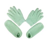 Homoyoyo 2pairs Beauty Care Gloves Spa Gel Foot Covers Whiten Exfoliating Hand and Foot Treatment Moisturizing