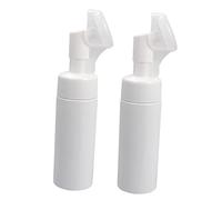 Homoyoyo 2PCS 150ml Travel Empty Foaming Cosmetics Bottle Portable Brush Head Dispenser for Makeup Shampoo and Lotion for Home and Travel Use
