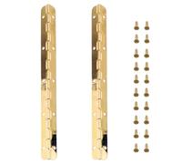 Homoyoyo 2pcs 190mm Hinge Door Fixing Hinge Cupboard s Stainless Steel Piano Brass Piano Heavy Duty Continuous Humidor Hardware Zinc Alloy Cabinet