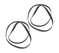 Homoyoyo 2pcs 235mm Rubber Flat Turntable Belt for Record Player and Cassette Recorder Replacement Parts, 5mm Wide Drive Belt Accessories for Vinyl Players and Audio Equipment