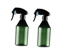 Homoyoyo 2pcs 300ml Plastic Water Sprayer Bottles with Fine Mist for Gardening and Hair Styling, Refillable Spray Bottles Suitable for Plants and Barber Tools, Green
