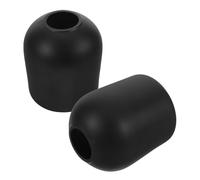 Homoyoyo 2pcs 300ml Thickened Glass Reed Diffuser Bottles Set Black Essential Oil Aromatherapy Diffusers for Home and Office Modern Small Refillable Scented Oil Jars