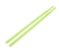 Homoyoyo 2pcs 5a Walnut Glow Drum Sticks Fluorescent Green Percussion Drumsticks for Drum Kits and Snare Instrument Accessories
