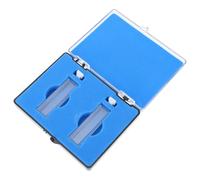 Homoyoyo 2Pcs 5Mm Quartz Glass Cuvette Cells for Spectrophotometer, Laboratory Optical Standard Cuvettes, Compatible with Uv-Vis Analysis and Scientific Testing