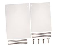 Homoyoyo 2pcs Acrylic Nail Art Display Boards with False Nail Sample Holders Manicure Practice Gel Polish UV Color Chart Organizer Small Large