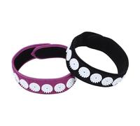 Homoyoyo 2Pcs Adjustable Acupressure Headband Set for Scalp and Face Massage, Portable Self-Adhesive Acupuncture Wrap Belt for Muscle Relaxation, Suitable for Men and Women