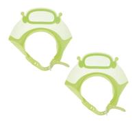 Homoyoyo 2pcs Adjustable Bath Visor, Waterproof Hair Washing Shield with Gentle Tpe and Pp Material, Protects Ears and Eyes during Bath Time, Suitable in Hotels