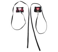 Homoyoyo 2pcs Adjustable Pet Harness and Leash for Bunny Hamster Guinea Pig in Colors for Walking Running Outdoors