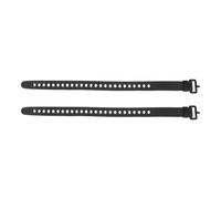 Homoyoyo 2pcs Adjustable Rubber Scuba Diving Knife Strap with Quick Buckle Closure, Sturdy Black Rubber Material, Easy Attachment and Removal, Fits Most Dive Knife Sheaths for Secure Leg