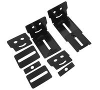 Homoyoyo 2pcs Adjustable Soundbar Wall Mount Bracket for Speaker Shelf under Tv in Home Hotel