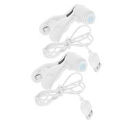 Homoyoyo 2pcs Auto Tap Clicker for Phone USB Screen Simulator High Accuracy Finger Clicking Device for Live Streaming Order Grabbing Shopping Engagement White