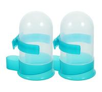 Homoyoyo 2pcs Automatic Bird Water Feeder for Parrot and Pigeon, Sturdy Plastic Water Dispenser, Easy to Clean, Not Easy to Damage, Suitable for Outdoor and Walking Use