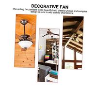 Homoyoyo 2pcs Ball Hanging Ceiling Fan Pull Chain Antique Fan Light Pendant Accessory Decorative Replacement Suitable for Home and Commercial Use