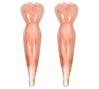 Homoyoyo 2pcs Beeswax Lotus Shape Face Massage Tools for Unisex Selfcare Routine, Relax and Soothe the Face, Facial Fatigue and Tension with Unique Facial Reflexology Bar