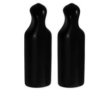 Homoyoyo 2pcs Black Plastic Beer Faucet Plastic Covers with Anti-drip Feature Reusable Beer Tap Covers and Protective Parts for Faucet for Festival Party Use