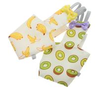 Homoyoyo 2pcs Breathable Bird Diapers with Cartoon Print, Comfortable Parrot Flight Clothes for Cockatiel Budgie Sun Conure, Soft Pet Diaper Accessories for Flying Birds