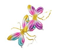 Homoyoyo 2pcs Butterfly Wings Balloons Lightweight Foil Party Decorations for Birthday Fairy Cosplay Props with Wing Design and Premium Craftsmanship