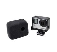Homoyoyo 2pcs Camera Windproof Housing for Action Session Noise Reduction Black Foam Windshield Accessories Cover for Case