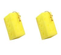 Homoyoyo 2pcs Car Wash Honeycomb Sponge for Cleaning Car Wheel Windshield Cleaning Sponge Soft for Home Kitchen Bathroom