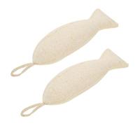 Homoyoyo 2pcs Cartoon Bath Scrubbers Double Sided Thickened Back Scrubber Loofah Cleaner for Exfoliating and Deep Cleaning Bath Accessories