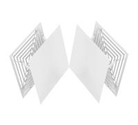 Homoyoyo 2pcs Ceiling Air Deflector for Central Air Conditioner Windshield Register Vent Hook for Comfortable Indoor Airflow Management