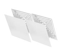 Homoyoyo 2pcs Ceiling Air Vent Deflector with Hooks Durable Central Air Conditioner Windshield Panel for Office and Home Ceiling Vents
