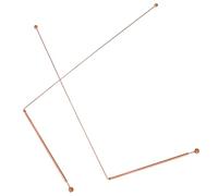 Homoyoyo 2pcs Copper Cave Stick Wands Dowsing Rods Spiritual Prospecting Finding Treasure Outdoor Tool Diving Rods Divining Accessories Sticks Dowsing for Spirits For Ghost Hunting Dowser