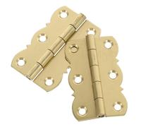 Homoyoyo 2pcs Copper Piano Key Hinges for Cabinet Doors Music Stands Instrument Cases Replacement Without Screws