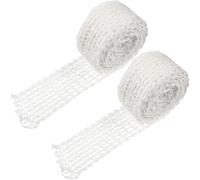 Homoyoyo 2pcs Cotton Meat Netting Roll for Ham Sausage Packaging, Kitchen Cooking Tool, Food-Grade Meat Packaging Net for Home Use