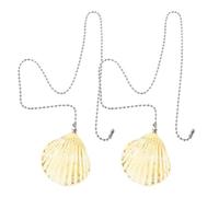 Homoyoyo 2pcs Crystal Ceiling Fan Pull Chains Beaded Ball Extenders with Connector for Light Fixtures Decorative Fan Danglers for Easy Installation and Use in Bedroom Living