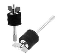 Homoyoyo 2pcs Cymbal Stacker Boom Arm Mount Bracket Alloy Drum Stand Accessories Replacement for Drum Kit Set with Black Long and Short Holder Compatible with Hihat Cymbal Stand