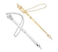 Homoyoyo 2pcs Decorative Pointer Metal Hand Pointer for Bible Reading Onion for Mitzvah and Spiritual Growth