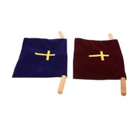 Homoyoyo 2pcs Dedication Bag Religious Offering Bag Church Accessories Communion Supplies