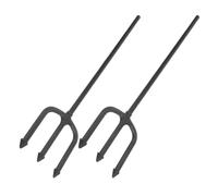 Homoyoyo 2pcs Devil Fork Prop for Halloween and Stage Performance, Black Abs Material with High Wear Resistance and Strong Stability, for Demon Costume Accessories and Party Decor