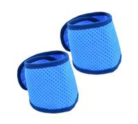 Homoyoyo 2pcs Dog Cooling Bandanas for Small to Large Breeds Adjustable Ice Neck Wraps in Ocean Green Summer Cooling Scarf to Prevent Overheating and Heatstroke for Outdoor Pets