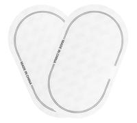Homoyoyo 2pcs Double Kick Drum Patch White Tpe Drum Skin Protector Reducing Overtone Never Lose Shape