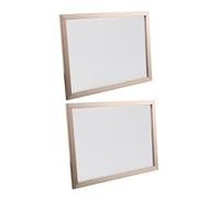Homoyoyo 2pcs Double Layer Wooden Paper Making Screen Craft Frame for DIY Paper Crafts Kit Traditional Handmade Papermaking Mould for Art Projects and Home Use