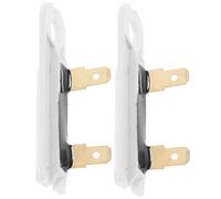 Homoyoyo 2pcs Dryer Appliance Thermal Fuse Replacement Part for Condenser Dryer Long Fuse