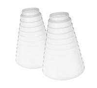 Homoyoyo 2pcs Ducting Connector Reducer for Range Hood Compatible Duct Easy to Install and Versatile Adapter for Kitchen Ventilation Systems