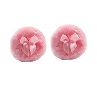 Homoyoyo 2pcs Elf Glow Powder Puff Fluffy Loose Puff for Makeup Talcum Powder Application Soft Comfortable for Boys and Girls Adults