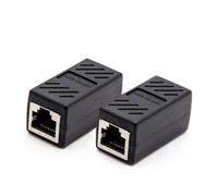 Homoyoyo 2pcs Ethernet Cable Coupler Adapter Female to Female Connector Network Lan Inline Shielded Converter Extender for Home and Office Use