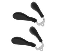 Homoyoyo 2pcs Eyeglasses Pads Replacement Soft Silicone Wrapped Metal Core Figure Eight Bridge Slip Cushions for Metal Frame Glasses