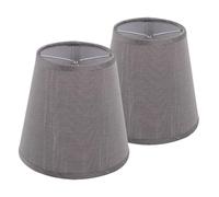 Homoyoyo 2pcs Fabric Lampshades Clip on Lamp Covers for Floor Lamps and Dining Spaces, Round Cloth Lampshade Easy Installation and Soft Lighting, Modern Minimalism and Vintage Charm Style