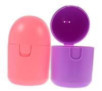 Homoyoyo 2Pcs Female Storage Box Cleaner Portable High-Temperature Resistant Food Grade PP Holder for Period Cups and Personal Items